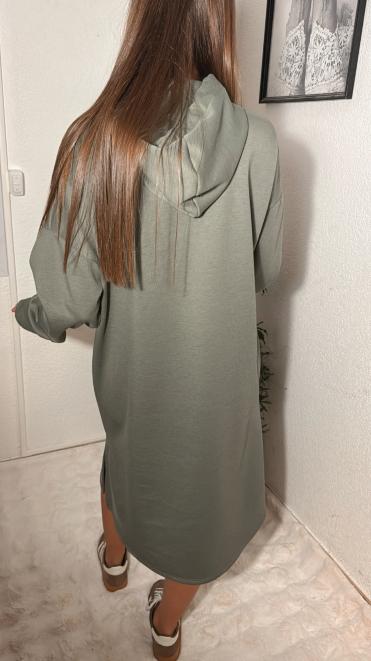 🤎❤️💚 Robe Sweat Capuche