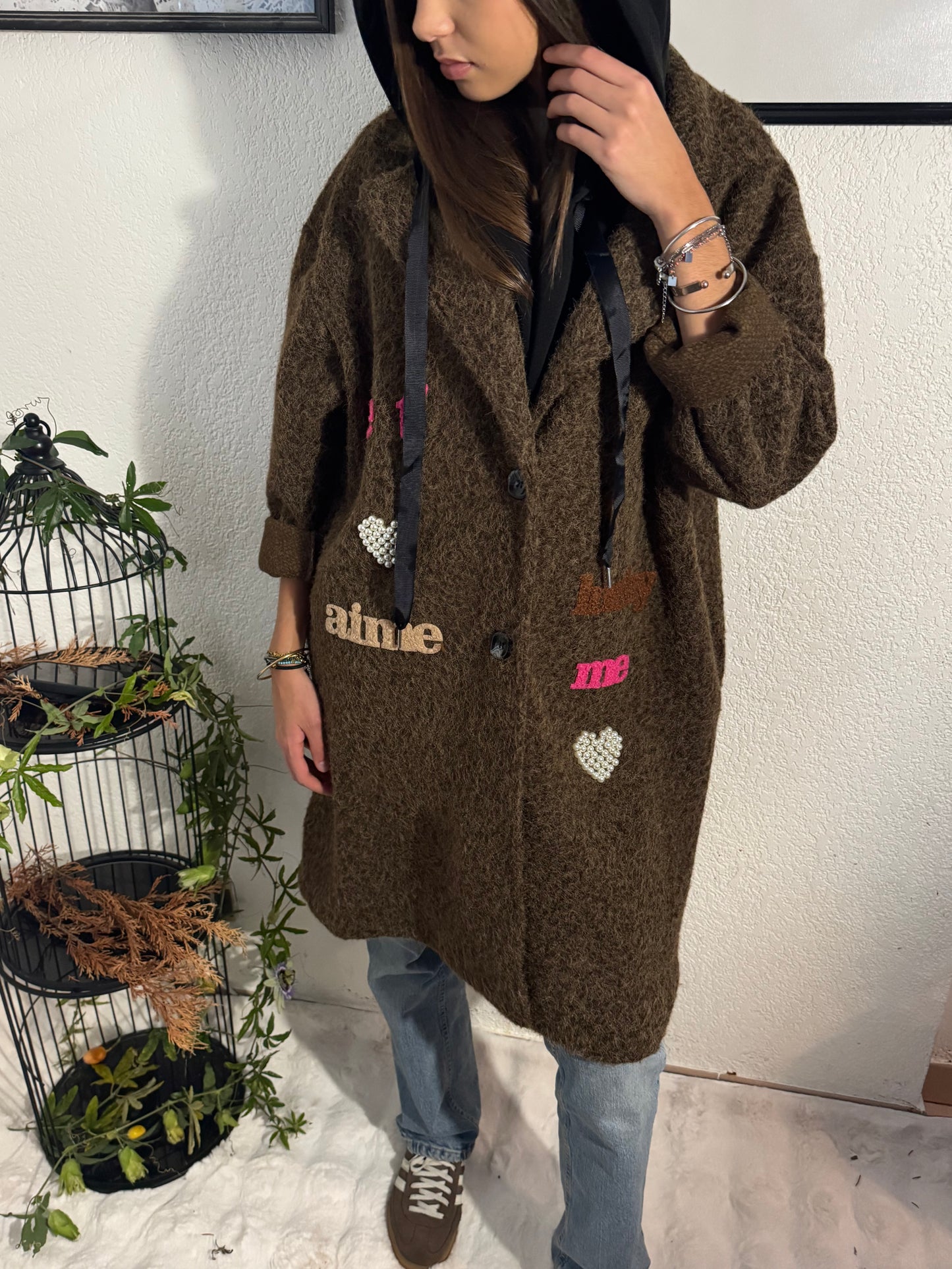 🧥 Manteau Aime Me – à Capuche