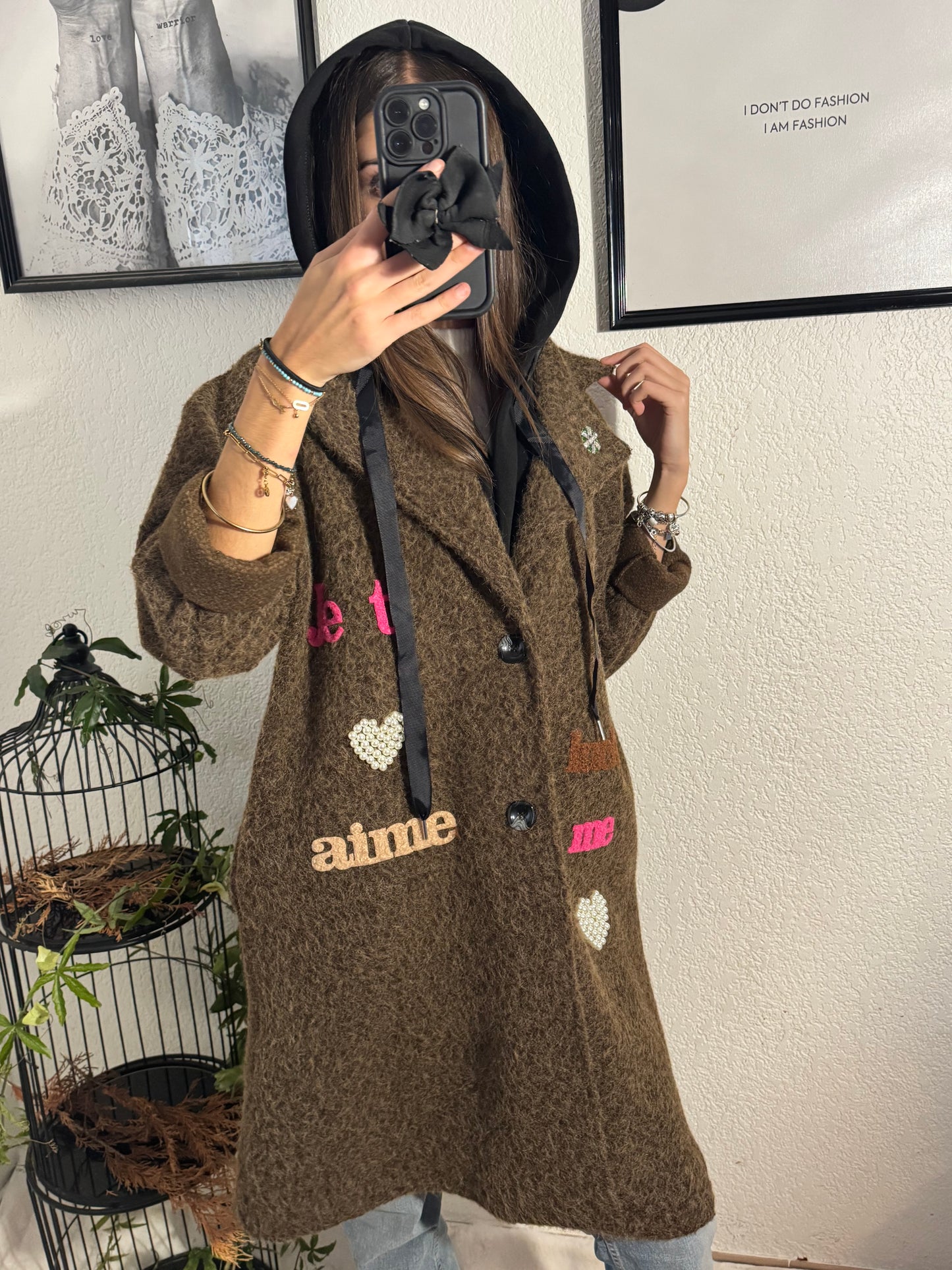 🧥 Manteau Aime Me – à Capuche